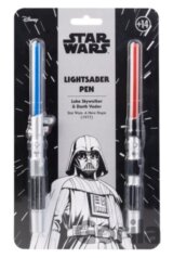 Set svietiacich pier Star Wars: replika mečov Luke Skywalkera a Darth Vadera