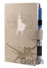 Poznámkový blok se svietiacim perom Star Wars: Luke Skywalker