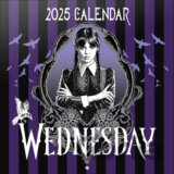 Oficiálny nástenný kalendár Netflix - Wednesday 2025 s plagátom