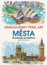 Omalovánky Pixel Art - Města