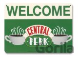 Dekoračná ceduľa Friends: Vítajte v Central Perku