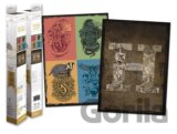 Harry Potter set plagátov Rokfort & Internáty 2ks