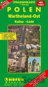 Polsko (Wartheland-Ost /Lodž) 1:200 000 / automapa