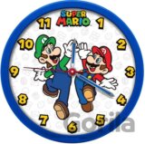 Nástenné hodiny Super Mario: Mario & Luigi