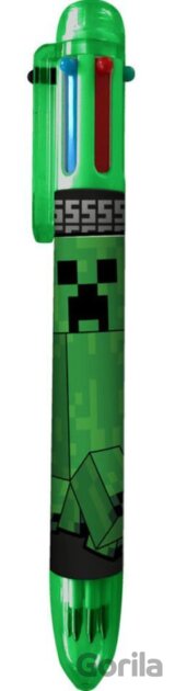 Plastová viacefarebné pero Minecraft: Creeper 6 farieb