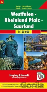 Vestfálsko-Porýní Falc-Sársko 1:150 000 / automapa