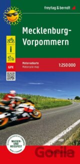 Mecklenburg-Vorpommern 1:250 000 / motocyklová mapa