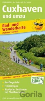 Cuxhaven a okolí 1:180 000/1:60 000 / cyklistická a turistická mapa