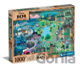 Disney mapa 101 Dalmatinů