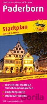 Paderborn 1:14 000 / plán města