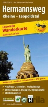 Hermannsweg, Rheine-Leopoldstal 1:25 000 / turistická mapa