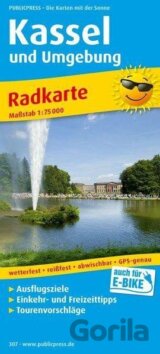 Kassel a okolí 1:75 000 / cyklistická mapa