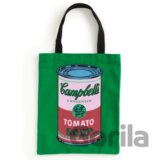 Warhol Soup Can Canvas Tote Bag - Green