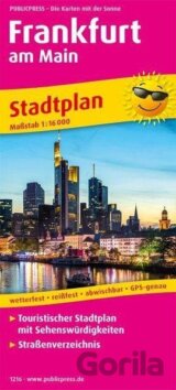 Frankfurt nad Mohanem 1:16 000 / plán města