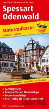 Spessart-Odenwald 1:200 000 / motocyklová mapa
