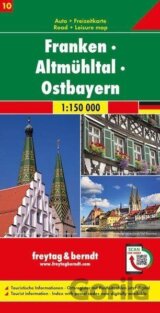 Franconia-Altmühltal-East Bavorsko 1:150 000, list 10 / automapa