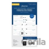 FILOFAX kalendář 2025 osobní, týden/2 str, linky, ČJ+SJ
