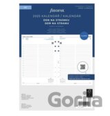 FILOFAX kalendář 2025 A5, den/1 str, linky, ČJ+SJ