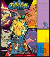 Oficiálny nástenný plánovací deluxe kalendár 2025 Pokémon so samolepkami
