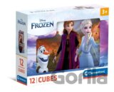 Obrázkové kostky Frozen 12 ks