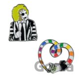 Beetlejuice Odznaky - Beetlejuice & Sandworm 2 ks