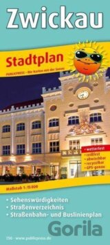 Zwickau 1:150 000 / plán města