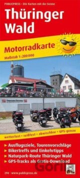 Durynský les 1:200 000 / motocyklová mapa