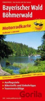 Bavorský les-Šumava 1:200 000 / motocyklová mapa