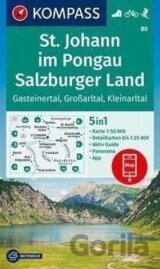 St. Johann im Pongau, Salcbursko 1:50 000 / turistická mapa 80