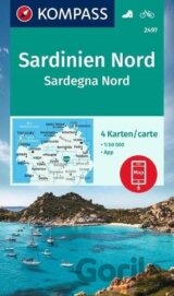 Sardínia sever 1: 50 000