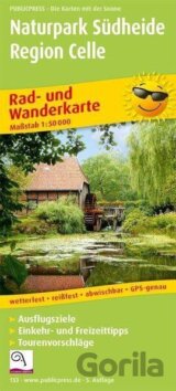 Přírodní park regionu Suedheide Celle 1:50 000 / cyklistická a turistická mapa