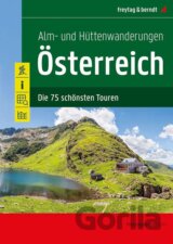 Alm-und Hüttenwanderungen Österreich / turistická a cykloturistická mapa