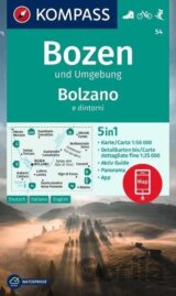 Bozen a okolí / Bolzano e dintorni 1:50 000 / turistická mapa 54
