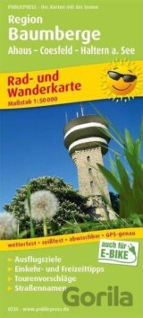 Baumberge, Ahaus-Coesfeld-Haltern 1:50 000 / cyklistická a turistická mapa