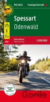 Spessart - Odenwald 1:200 000 / motocyklová mapa