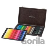 Pastelky Polychromos set 48 ks - drevená kazeta