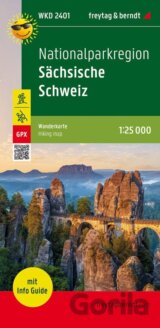 Národní park Saské Švýcarsko 1:25 000 / turistická a cykloturistická mapa s informačním průvodcem