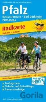 Falc, Kaiserslautern-Bad Dürkheim, Pirmasens 1:100 000 / cyklistická mapa