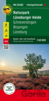 Přírodní park Lüneburské vřesoviště 1:50 000 / turistická a cykloturistická mapa
