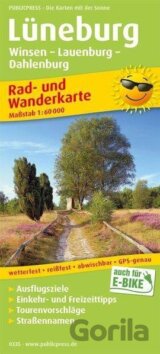 Lüneburg, Winsen-Lauenburg-Dahlenburg 1:60 000 / cyklistická a turistická mapa