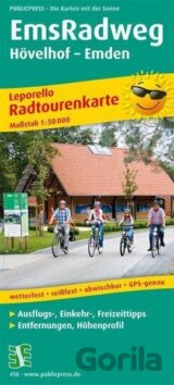 EmsRadweg, Hövelhof-Emden 1:50 000 / cyklistická mapa