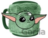 Keramický hrnček s chlpatým odnímateľným obalom Star Wars: TV seriál The Mandalorian Grogu