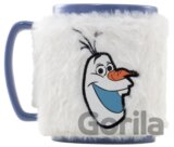 Keramický hrnček s chlpatým odnímateľným obalom Disney - Frozen: Olaf