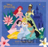 Oficiálny nástenný kalendár - organizér Disney 2025: Princezné