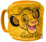 Keramický hrnček s chlpatým odnímateľným obalom Disney - The Lion King: Simba