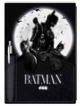 Poznámkový A5 blok s perom DC Comics - Batman: Temný rytier