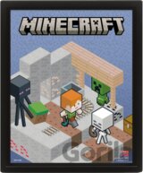 Meniaci sa 3D obrázok Minecraft