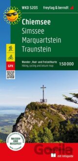 Chiemské jezero 1:50 000 / turistická a cykloturistická mapa s informačním průvodcem
