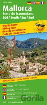 Mallorca-Serra de Tramuntana Sur/Süd /Jih/Sud 1:25 000 / turistická mapa