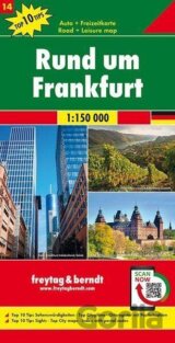 Okolí Frankfurtu nad Mohanem 1:150 000 / automapa
